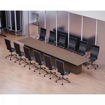 Stylish Conference Table for Office, Office Meeting Table, Conference Meeting Room Table - Truffle Davos Oak, 480CM