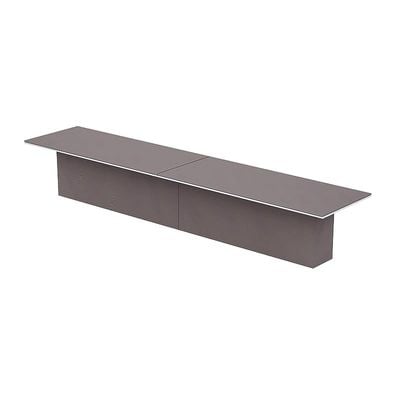 Modern Conference Table, Conference Meeting Table, Conference Room Table - Anthracite Linen, 480CM