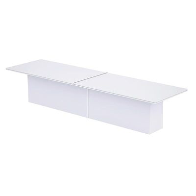 Ultra-Modern Conference Table for Office, Office Meeting Table, Conference Meetin Room Table - White, 480CM