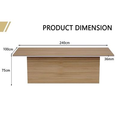 Newly Designed Conference Meeting Table for Office, Office Meeting Table, Conference Room Table - Coco Bolo, 240) CM