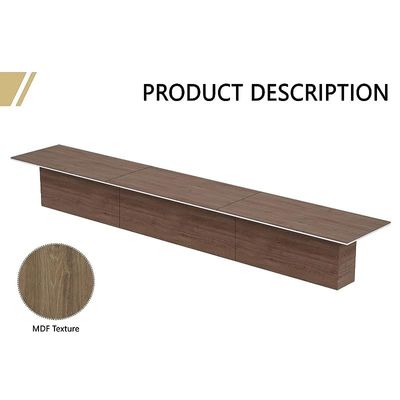 Advanced Conference Table for Office, Office Meeting Table, Conference Room Table - Truffle Davos Oak, 600CM