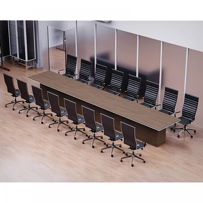 Advanced Conference Table for Office, Office Meeting Table, Conference Room Table - Truffle Davos Oak, 600CM