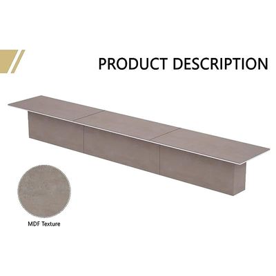 New Age Conference Table for Office, Office Meeting Table, Conference Room Table - Light Concrete, 600CM