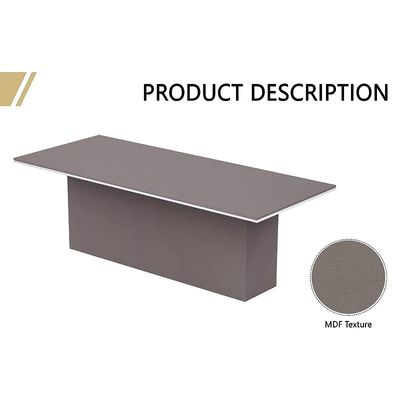 Advanced Conference Table for Office, Office Meeting Table, Conference Room Table - Anthracite Linen, 240CM