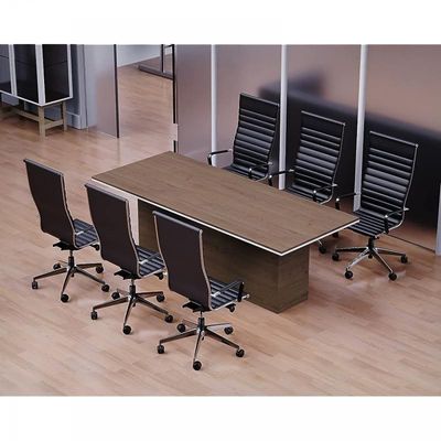 New Looking Conference Table for Office, Meeting Room Table, Conference Room Table - Truffle Davos Oak, 240CM