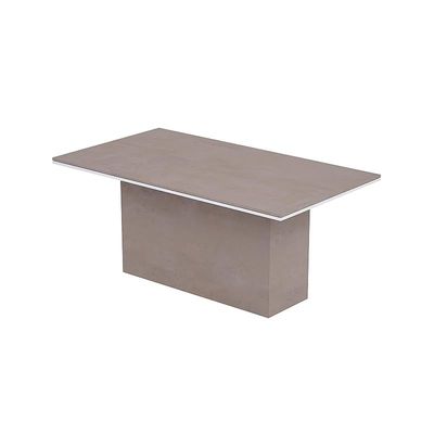 Modern Conference Table for Office, Conference Room Meeting Table - Light Concrete, 180CM
