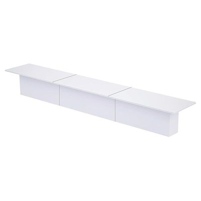 Modern Conference Table for Office, Office Meeting Table, Conference Room Table - White, 600CM