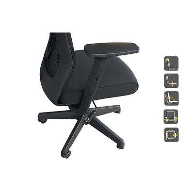 879 Ultra Modern High Back Office Home Chair, Conference meeting Chair - Black