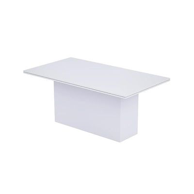 Ultra-Modern Conference Table for Conference Room, Office Meeting Table, Conference Room Table - White, 180CM