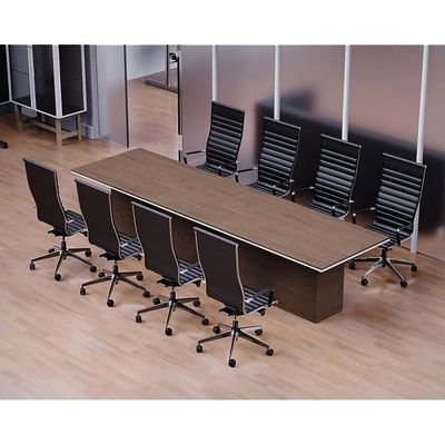 Modern Conference Table for Office, Office Meeting Table, Conference Room Table - Truffle Davos Oak, 360CM