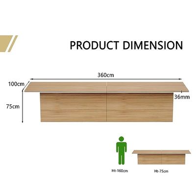 Modern Conference Table, Office Meeting Table, Conference Room Table - Coco Bolo, 360CM