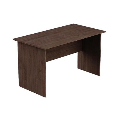 Computer Desk, MP1 140x80 Writing Table Without Drawers, Modern Home Office Desks for Student Study Laptop PC - Brown