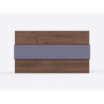 REC-1 Reception Desk For Front Office Desk, Premium Quality Office Reception Desk (Truffle Davos Oak-Dust Grey)