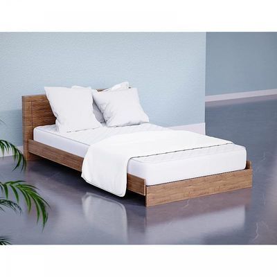 100x200 Single Bed Size Bonnell Spring Mattress Jacquard Fabric Spine Balance for Pressure Relief Mattress - White