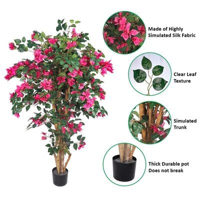 Yatai Artificial Bougainvillea Plant 1.6 Meters High