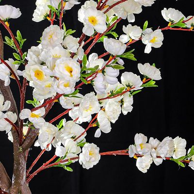 Yatai Artificial White Cherry Blossom Sakura Flower Tree 1.5 Meter High