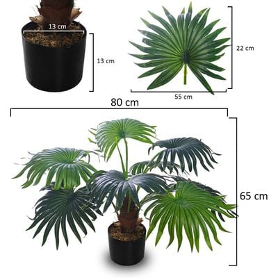 Yatai Artificial Arica Palm Plant About 65cm