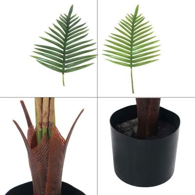 Yatai Artificial Palm Tree 1.25m high- Artificial Palm Plants With Plastic Pot