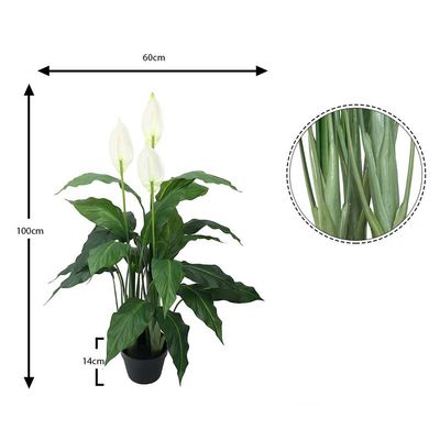 Yatai Artificial White Calla Lily Flowers Plant