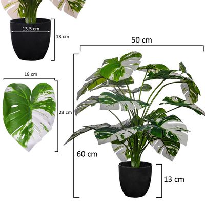 Yatai Artificial Monstera Tree About 60 cm High