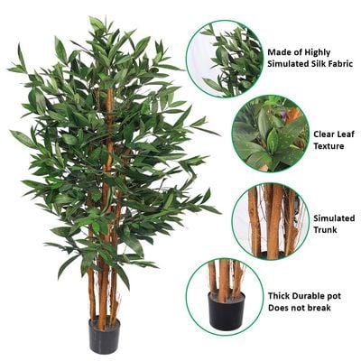 Yatai Artificial Laurus Nobili Plant 1.5 Meter High