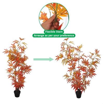 Yatai Artificial Maple Leaves Plant 1.5 Meters High