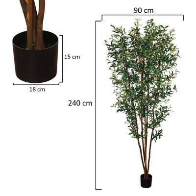 Artificial Faux Olive Tree About 2.4 Meters High