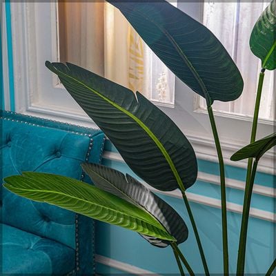 Artificial Banana Tree Houseplant Bird of Paradise 1.3 Meter High