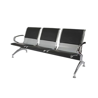 Cosmos 3 Seater Metal Bench With Cushion