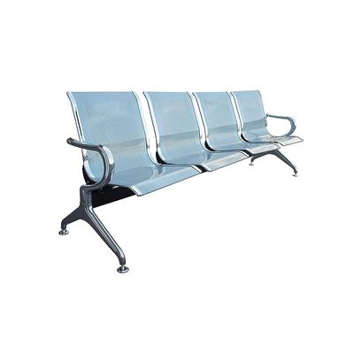 Cosmos 4 Seater Metal Bench Without Cushion Contemporary and Spacious Bench