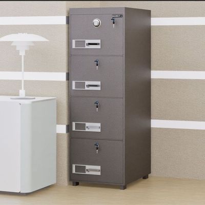 SecurePlus 680-4DK 4 Drawer Fire Filing Cabinet 300Kgs