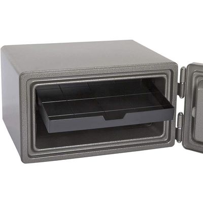 Storage Cabinet for Home Office Hotel Business Jewelry Cash, Money Storage Box, (Key + Key Lock, 29Kgs Grey)