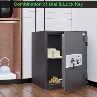 خزنة حريق آمنة SD104A مع قرص ومفتاح 73 كجم