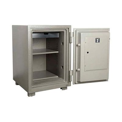 Secure 105 Fingerprint Fire Safe Open With Fingerprint Or Pin And Shelves Compartment Box - (Grey)