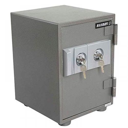 Secure Sd101T Fire Safe With 2 Key Locks, Fireproof &amp; Waterproof Box To Protect Money, Jewellery, Passports For Home - W30.7Cm X D36.2Cm X H41.2Cm (Grey) Sd101Tkk