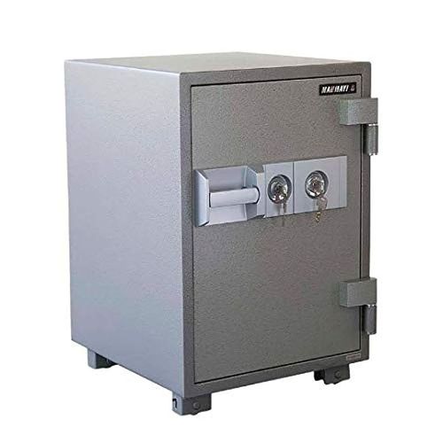 Cabinet Safe for Home Office (Key + Key Lock, 100Kgs Grey)