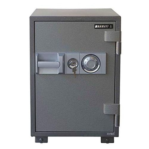 Cabinet Safe for Home Office (Dial + Key Lock, 100Kgs Grey)