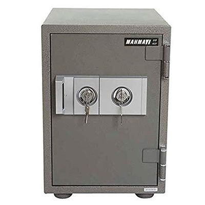 Secure Sd103T Fire Safe Highly Secure Functional Safe Organiser with Hammertone Paint Finish 2 Key Locks, (Grey)