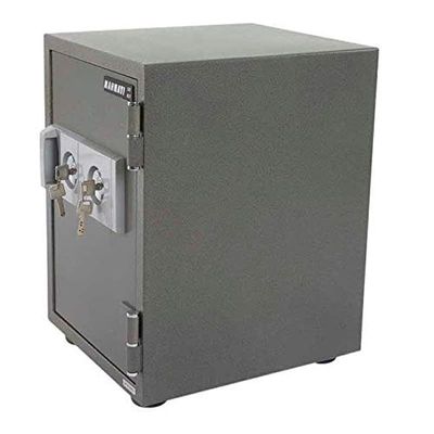Secure Sd103T Fire Safe Highly Secure Functional Safe Organiser with Hammertone Paint Finish 2 Key Locks, (Grey)
