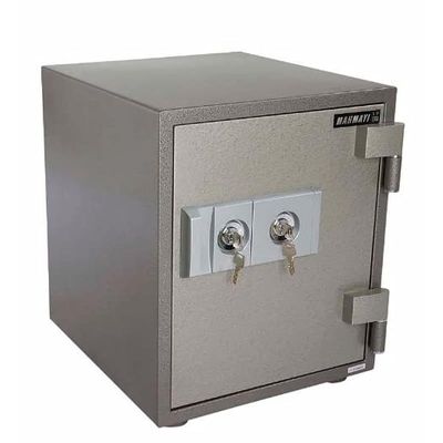 Secure SD104A Fire Safe Highly Functional with Hammertone Paint Finish Safety Key Lock for Home Business Office Hotel Money Document Jewelry safe Security Box W43.5xD46.5xH50.6cm Grey Key+Key