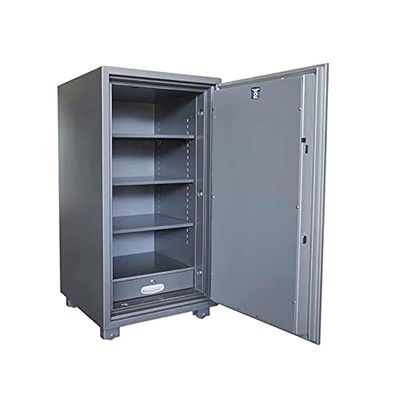 Secure SD108 Dial &amp; Key Fire Safe Secure Functional Safe Organiser with Hammertone Paint Finish Safety for Home Business Office Hotel Money Document Jewellery safe Security Safe Box 265Kgs