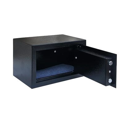 Digital Safe and Lock Boxes, Money Box, Safety Boxes For Home, Digital Safe Box, Steel Alloy Drop Safe - (Jet Black) (Size: 20 cm)