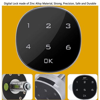 Modern Dual Door Locker with Digital Lock Storage Strong, Safe and Durable Privacy Door Locker, Documents, Cash, Jewelry Safety for Home, Garage, Hotel, Office - Beige