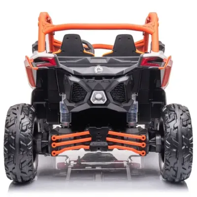 MYTS 24V Licensed Can-Am Maverick Ride-On UTV - Orange