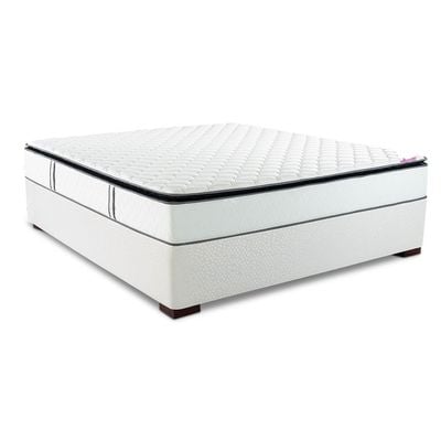 Serene Pillow Top Pocketed Spring Mattress Queen 150x200cm 