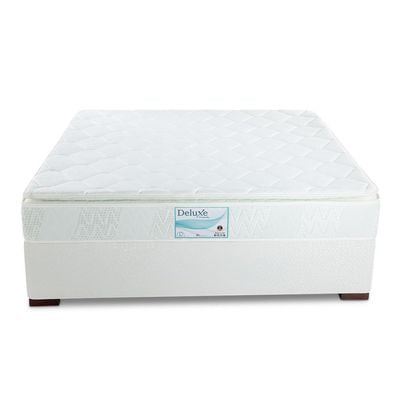 Deluxe Pillow Top Bonnell Spring Mattress Single 90x190cm 