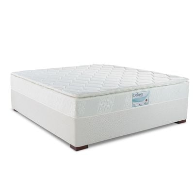 Deluxe Pillow Top Bonnell Spring Mattress Single 90x190cm 