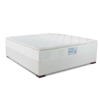 Deluxe Pillow Top Bonnell Spring Mattress Single 120x200cm 