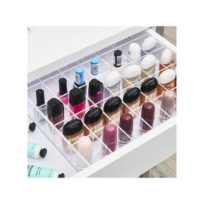HS Vanity Drawer Organizer 35 compartment -Clear Acrylic