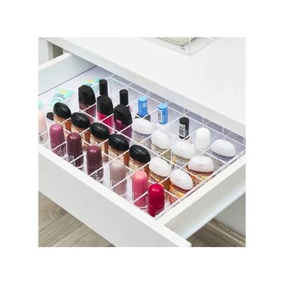 HS Vanity Drawer Organizer 35 compartment -Clear Acrylic